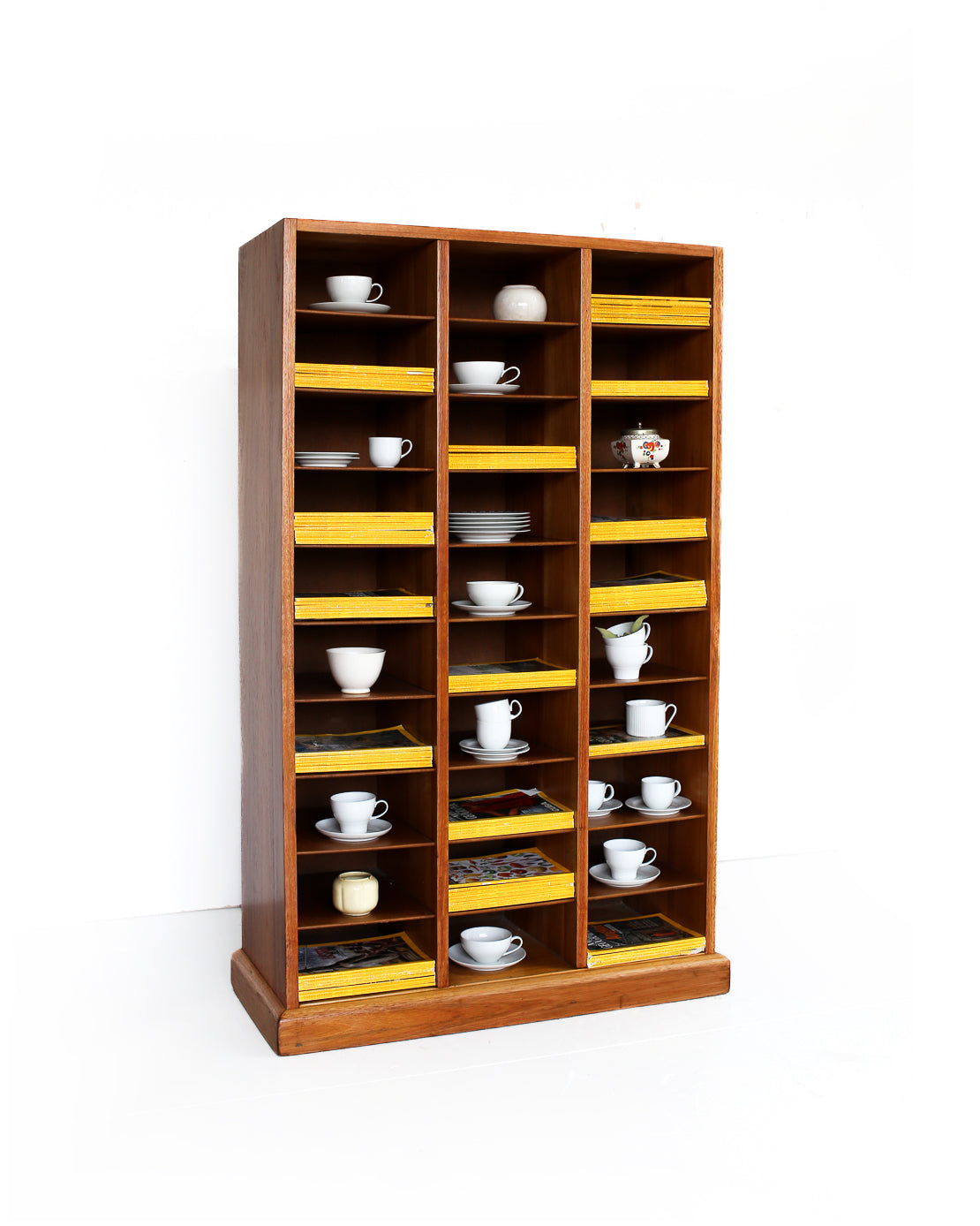 Vintage Hardwood Pigeonhole Cabinet