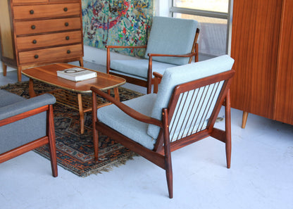 A Pair of Scandinavian Modern Armchairs