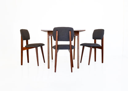 Set of Six Mid-century Dining Chairs
