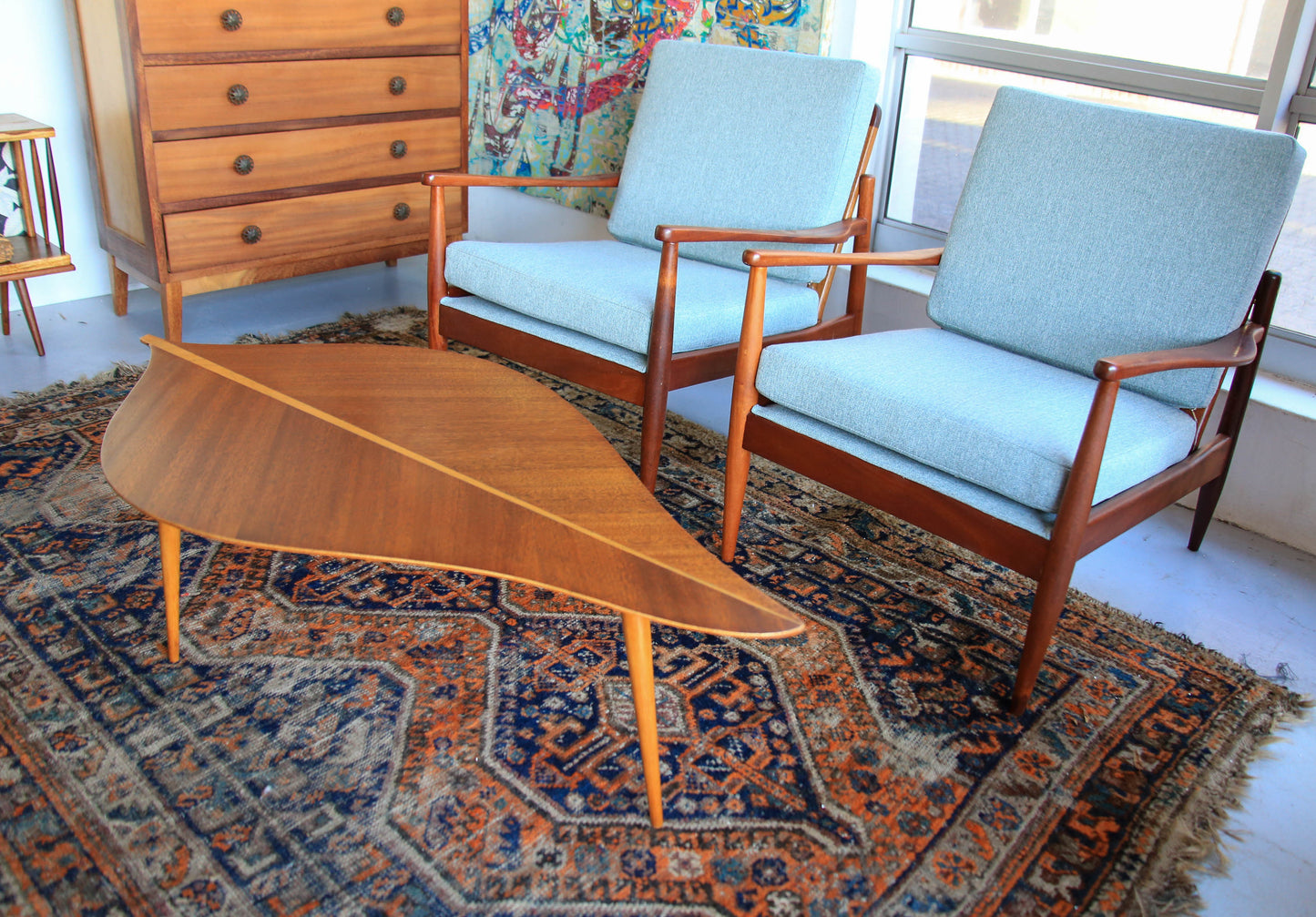 A Pair of Scandinavian Modern Armchairs