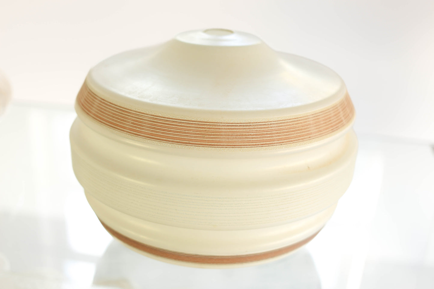 Large Frosted Glass Pendant