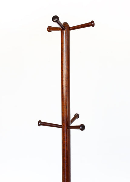 Vintage Coat Tree with Six Pegs