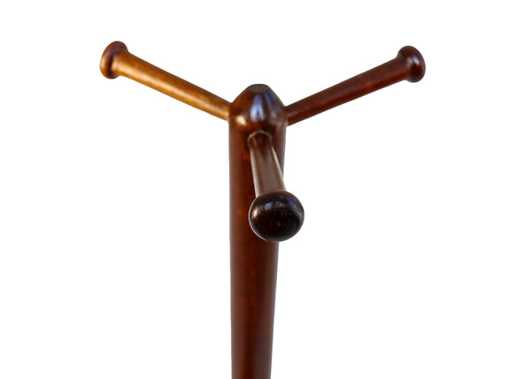 Vintage Coat Tree with Six Pegs
