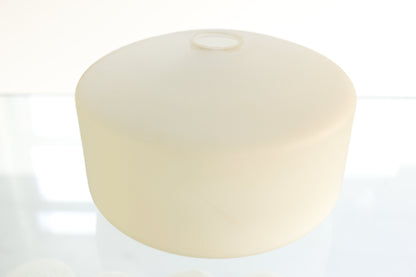 Large White Glass Pendant