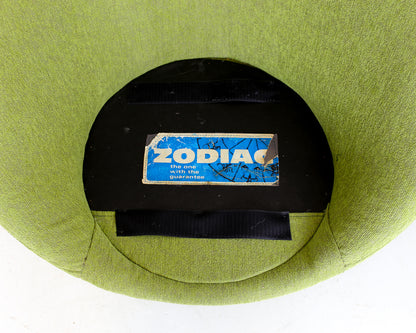 Zodiac Two-Seater and Pair of Swivel Chairs in Apple Green - priced per item