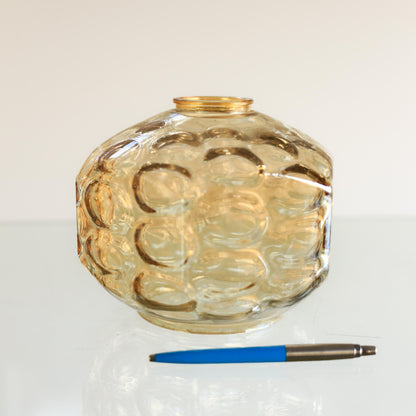 Amber Bubble Glass Shade