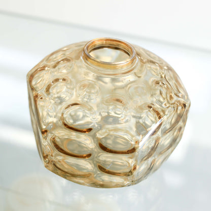 Amber Bubble Glass Shade