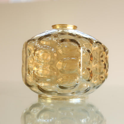 Amber Bubble Glass Shade