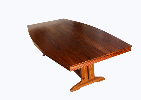 Large Solid Kiaat Dining or Boardroom Table