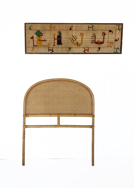 3/4 Bed Cane Headboard