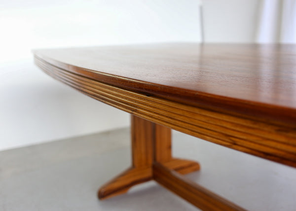 Large Solid Kiaat Dining or Boardroom Table