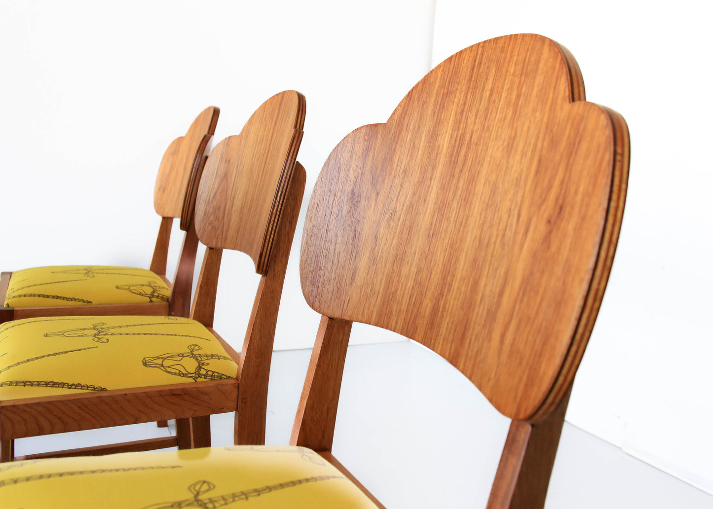 Five Art Deco Dining Chairs