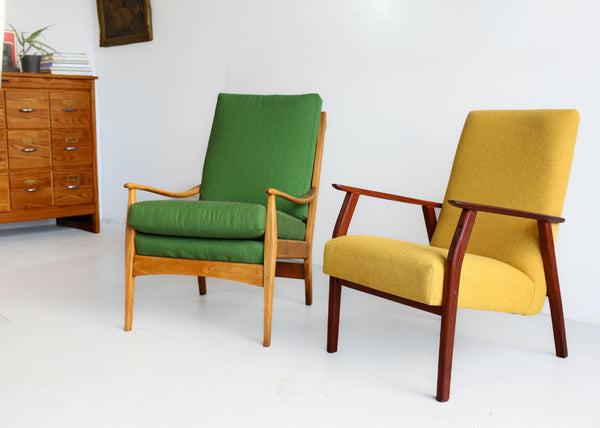 Beech Frame MCM Armchair