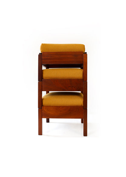 Set of Three Mid-Century Stacking Footstools
