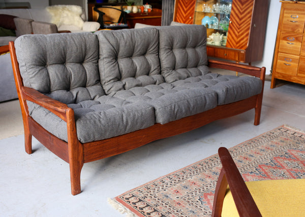 Three-Seater Kiaat Sofa