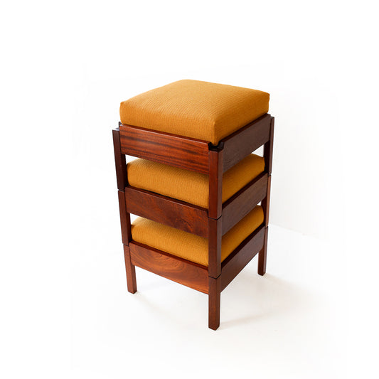 Set of Three Mid-Century Stacking Footstools