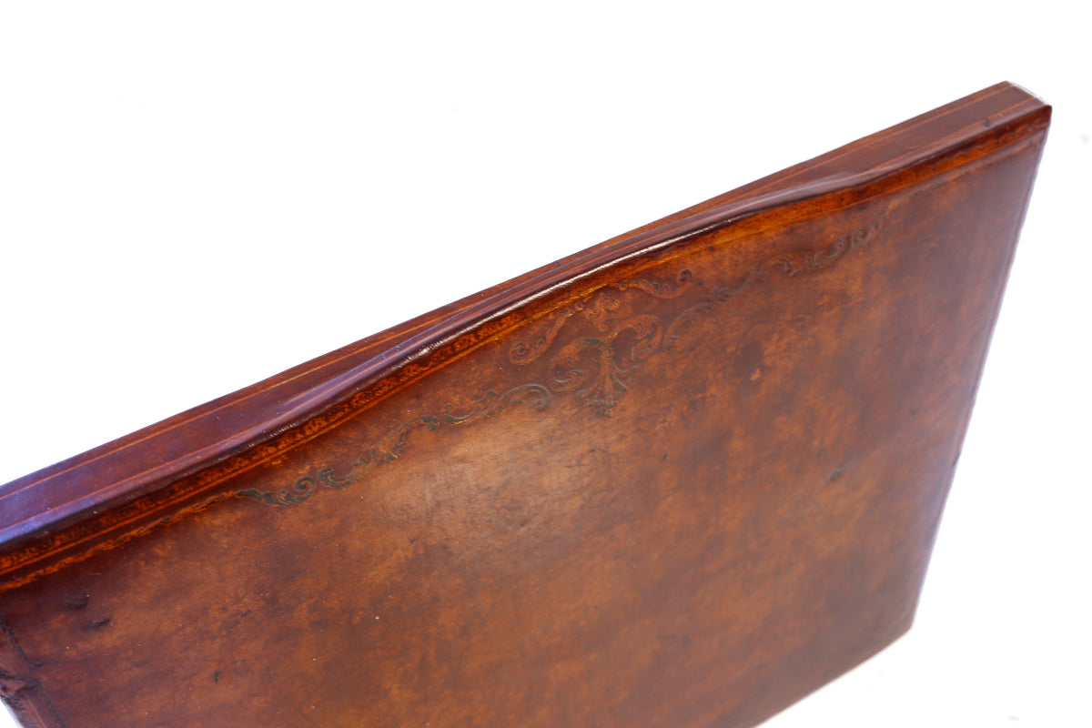 Vintage Gilt-Tooled Leather Desk Portfolio