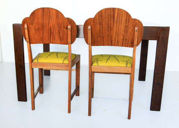 Five Art Deco Dining Chairs