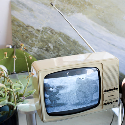 Vintage Telefunken portable black-and-white Television
