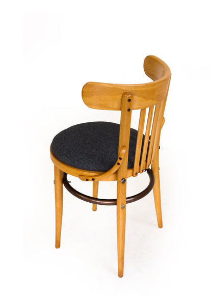 Five Vintage Bent Wood Café Chairs