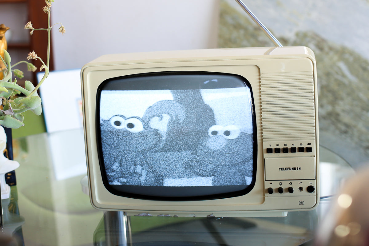 Vintage Telefunken portable black-and-white Television