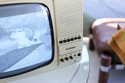 Vintage Telefunken portable black-and-white Television