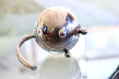 Vintage Chrome Creamer Jug on Ball Feet