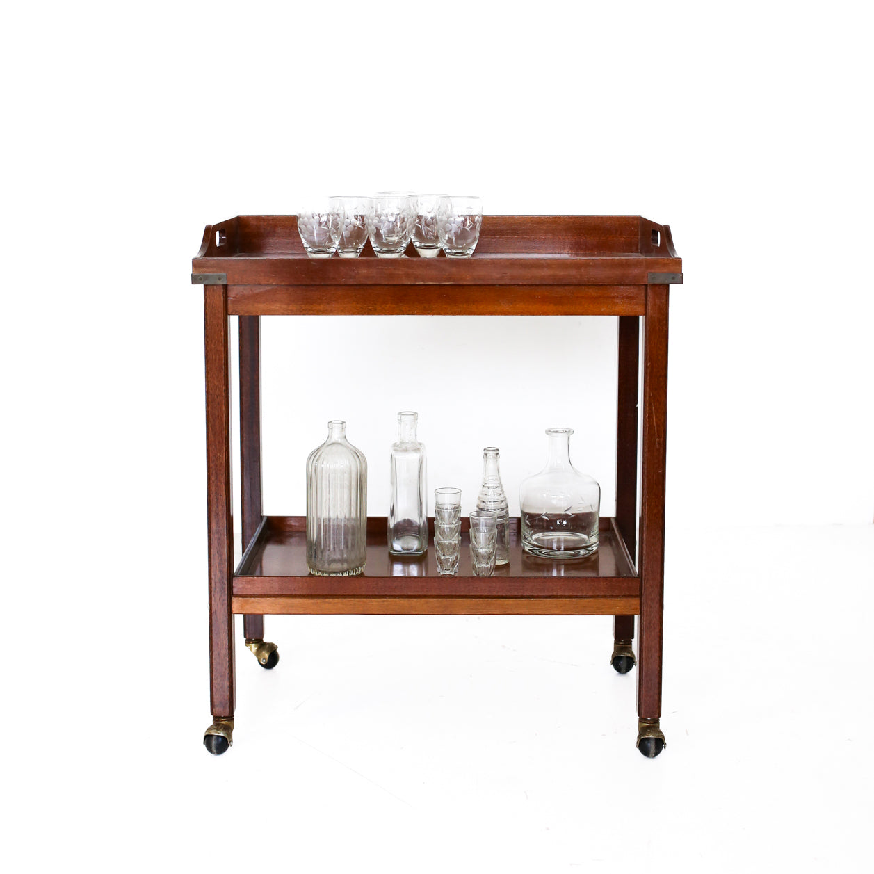 Breakfast Trolley with Removable Trays