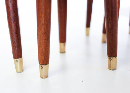 Nest of Three Retro Side Tables