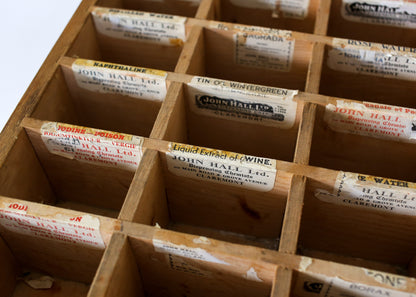 Ten Drawer Vintage Haberdashery Cabinet
