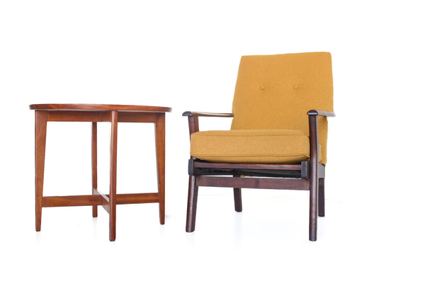 Solid Wood Round Occasional Table