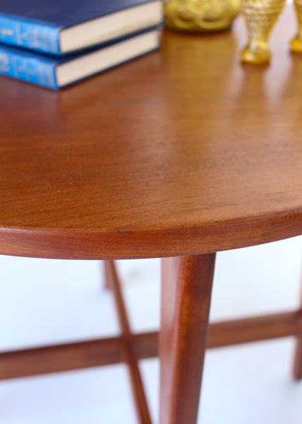 Solid Wood Round Occasional Table
