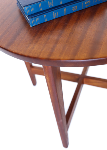 Solid Wood Round Occasional Table