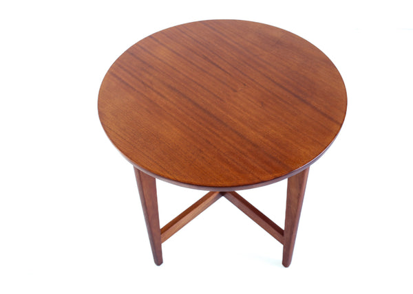 Solid Wood Round Occasional Table