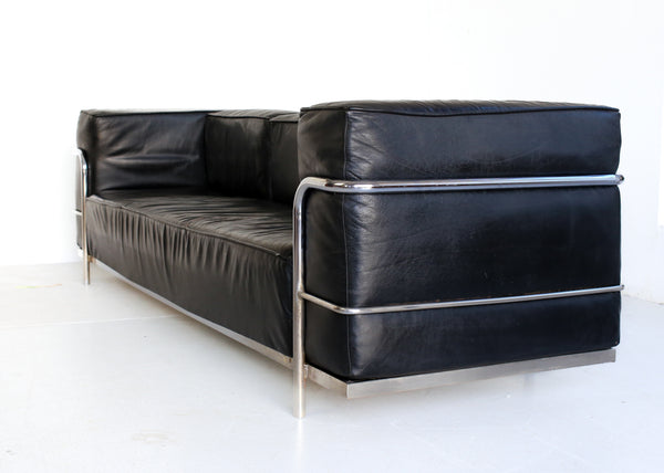 Vintage Le Corbusier LC3 Style Two-Seater