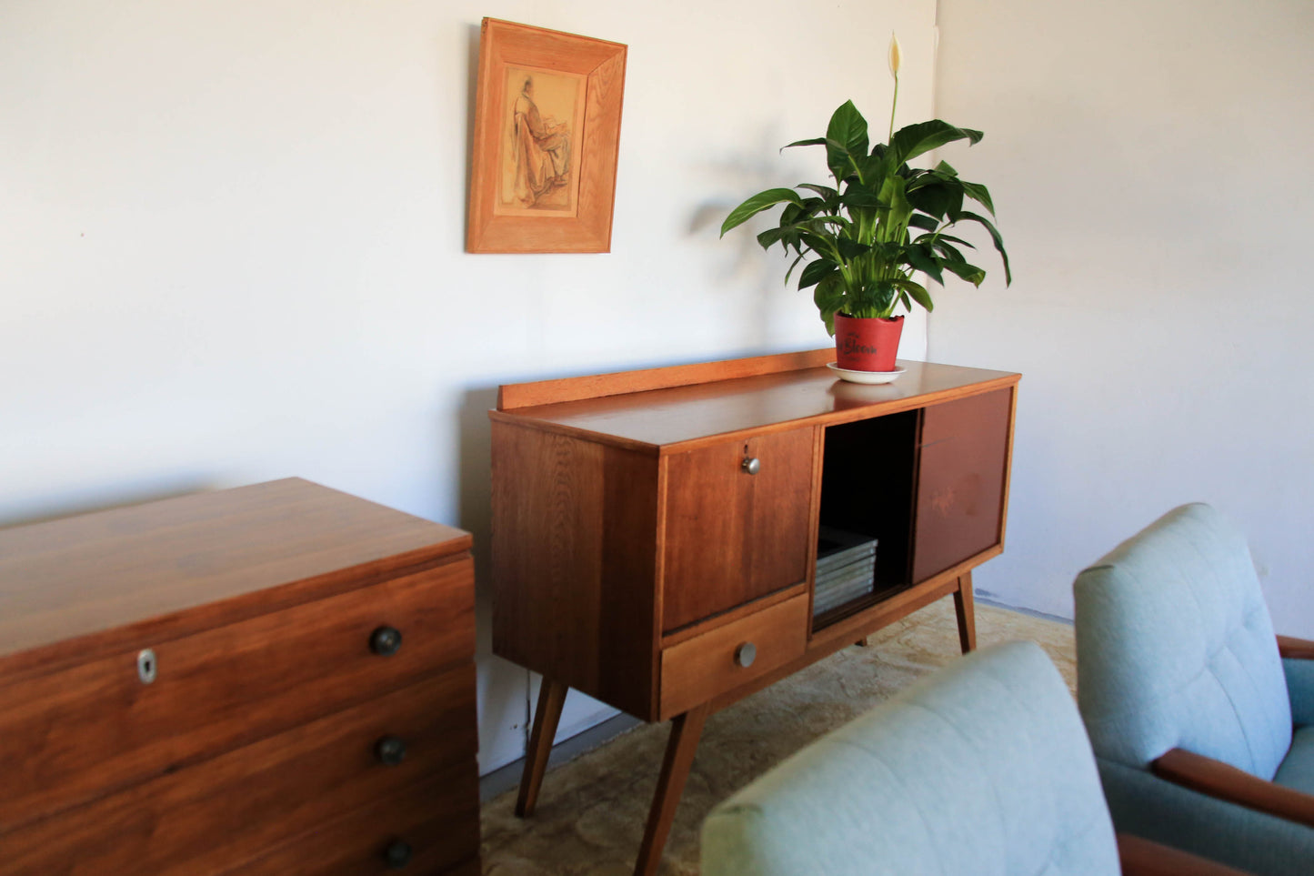 Vintage Oak Sideboard