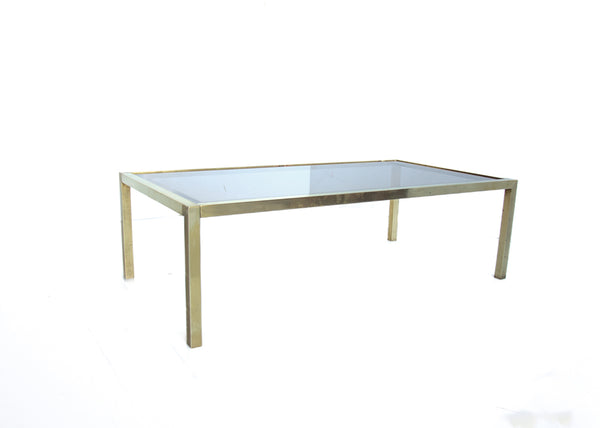 Brass Frame Coffee Table