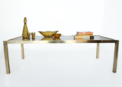 Brass Frame Coffee Table