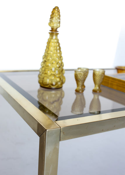 Brass Frame Coffee Table