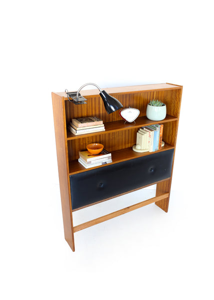 Vintage Headboard with Shelf