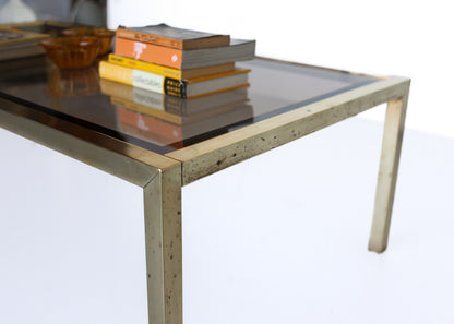 Brass Frame Coffee Table