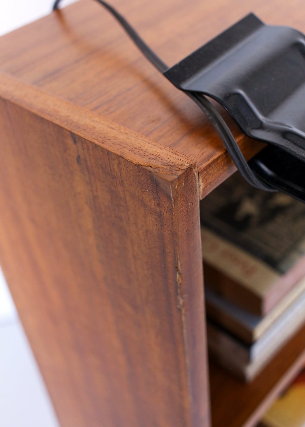 Vintage Headboard with Shelf