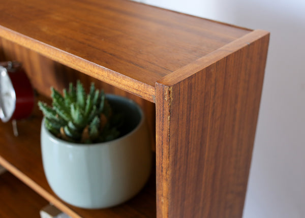 Vintage Headboard with Shelf