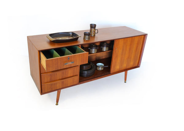 Mid-century Sideboard with Tapered Legs