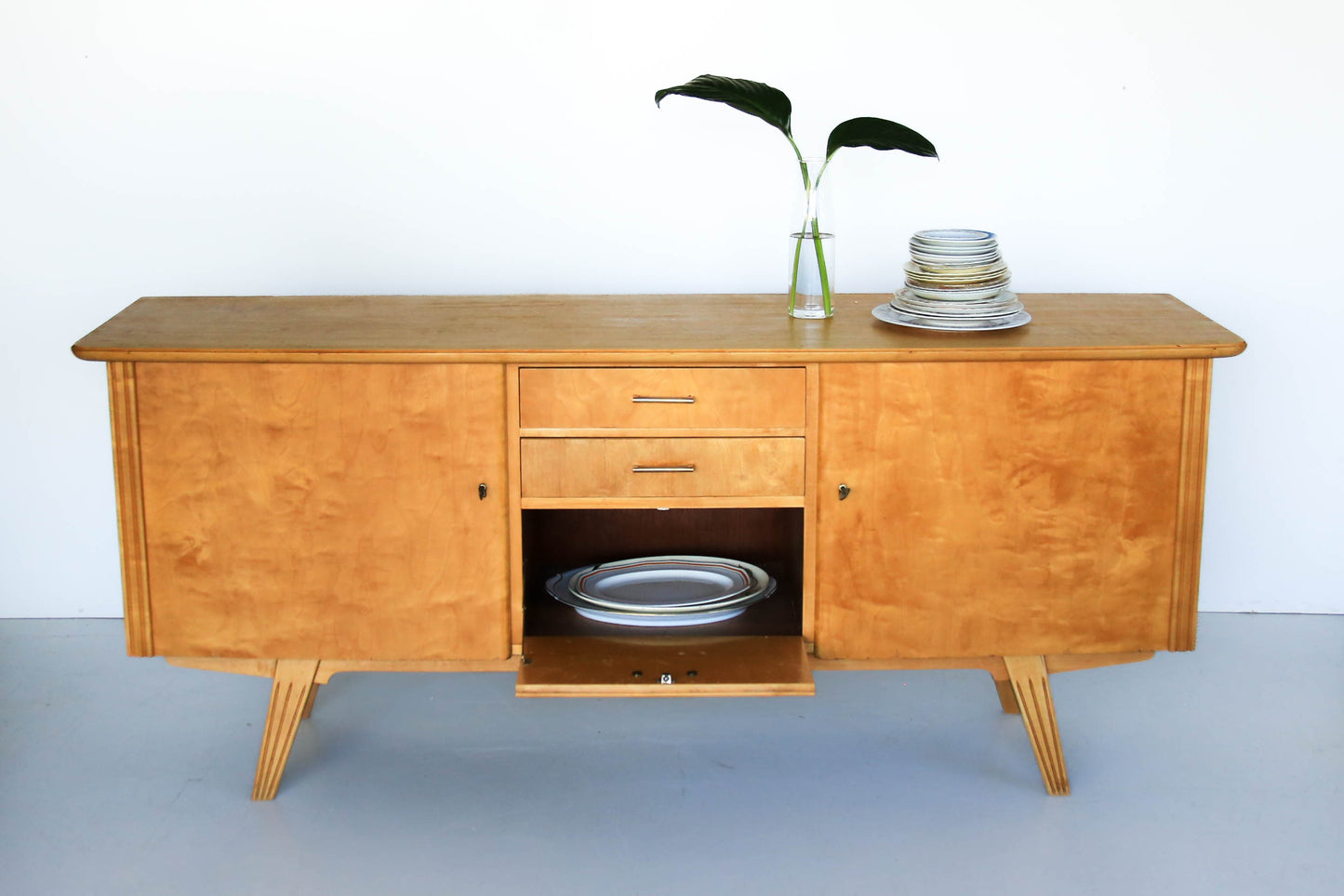 Vintage Birch Sideboard - Netherlands