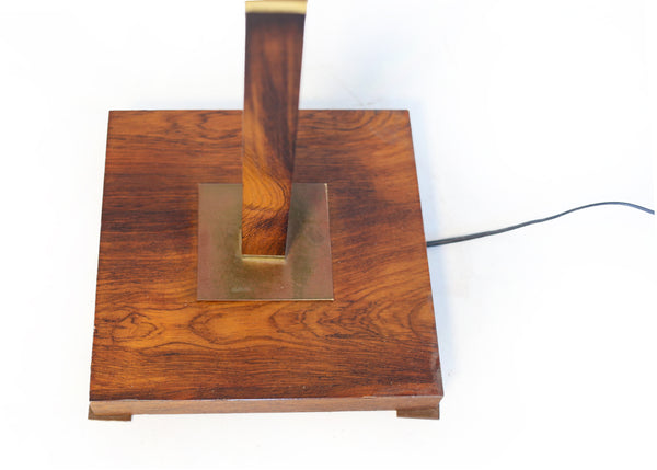 Vintage Floor Lamp with Brass Detail