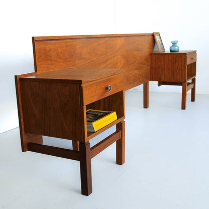 Double Bed Kiaat Headboard by Duros