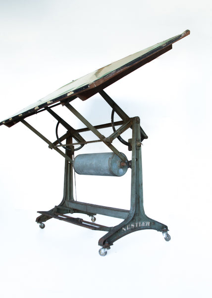 German Industrial Drafting Table from Nestler, 1930s