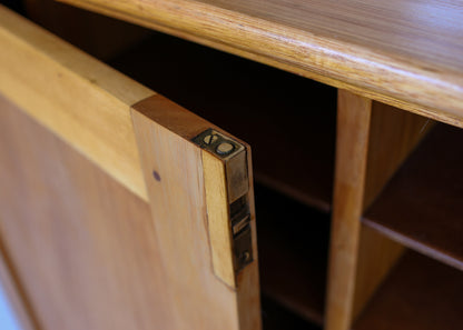 Vintage Mail Sorting Cabinet
