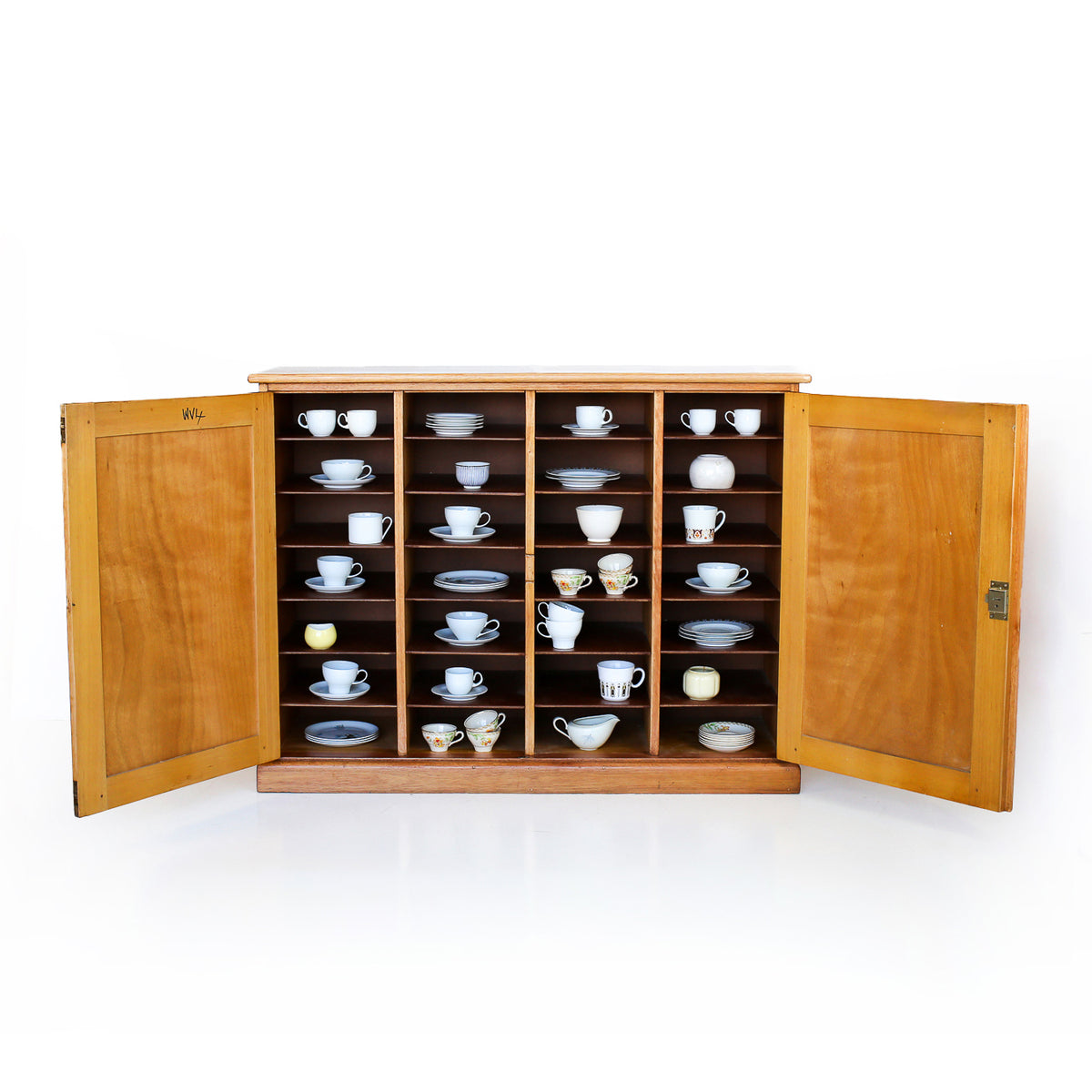 Vintage Mail Sorting Cabinet